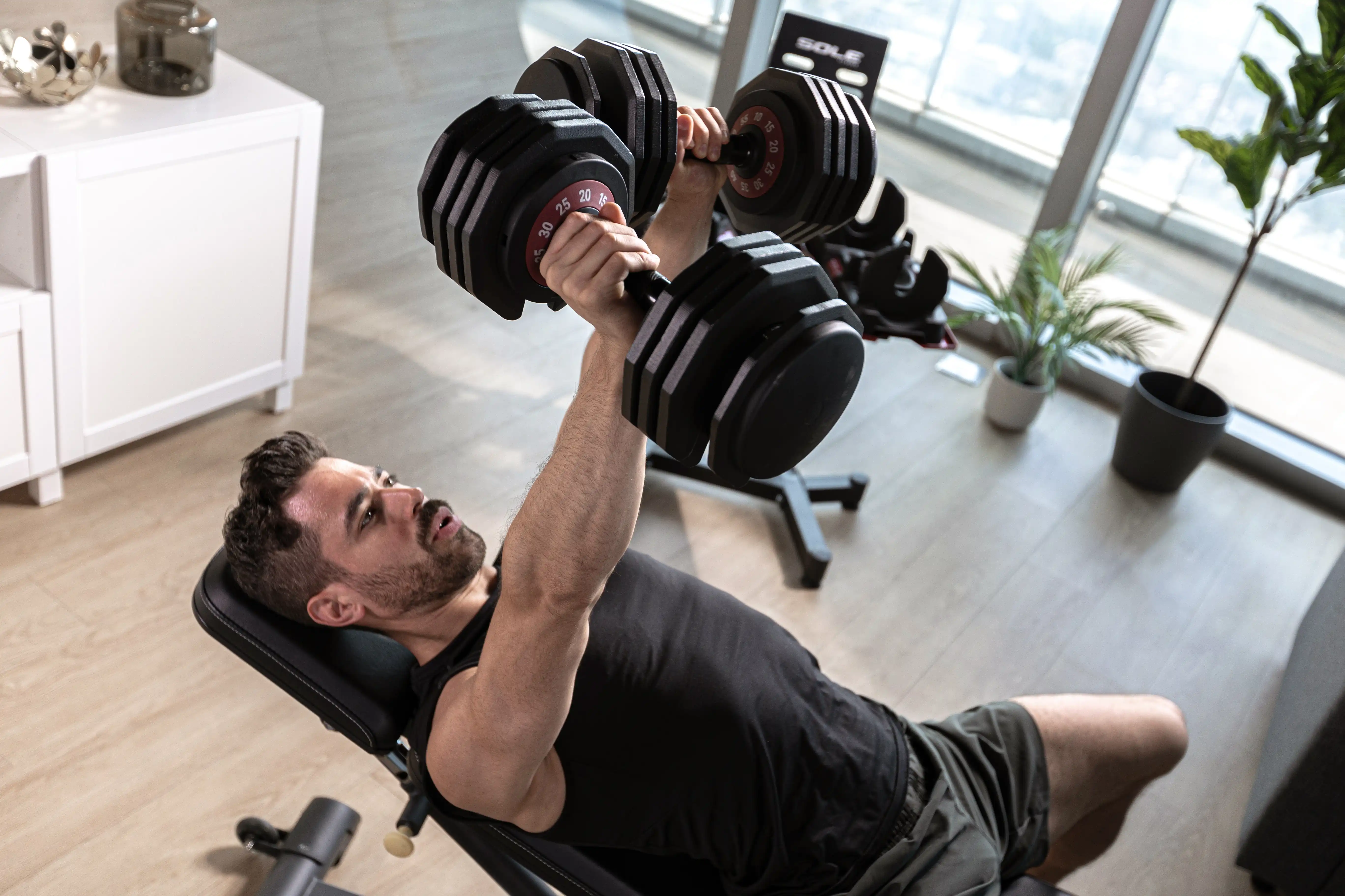 SW180 - Adjustable Dumbbells 80lbs. - Image 2